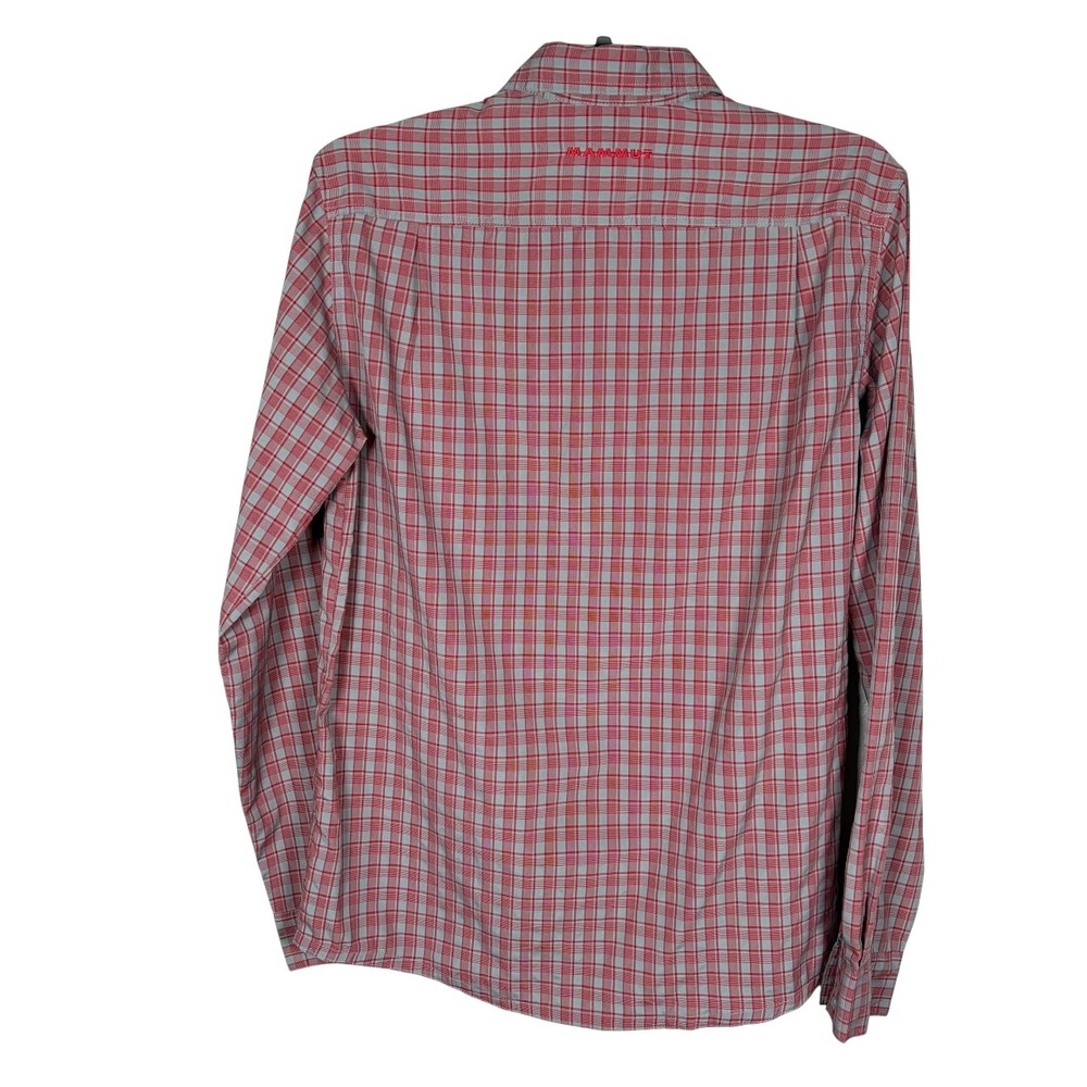 Mammut Shirt Mens M Plaid Long Sleeve Button Up Lightweight Performance Outdoor - Picture 2 of 11
